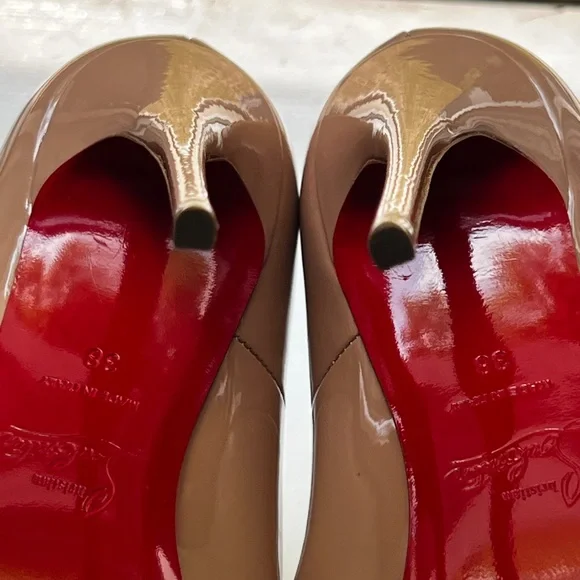 Louboutin 100mm patent leather heels - Picture 11 of 13